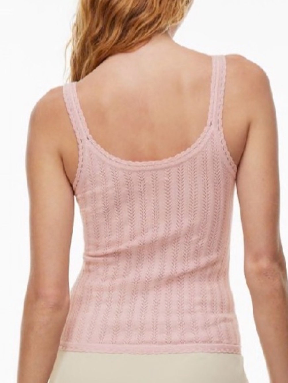 Aritzia Eremia tank Top in peotic pink.